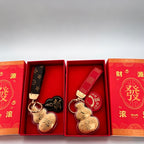 Gourd Keychain Pendant – Lucky Blessing & Prosperity Charm