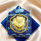 Gold Foil Lucky Cute Cat Hanging Ornament Gift