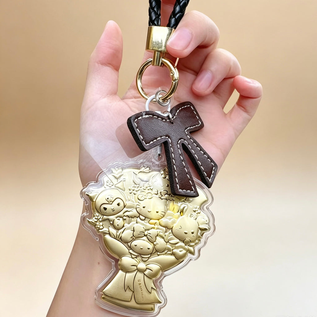 Cartoon Bouquet Keychain – Cute & Stylish Floral Accessory
