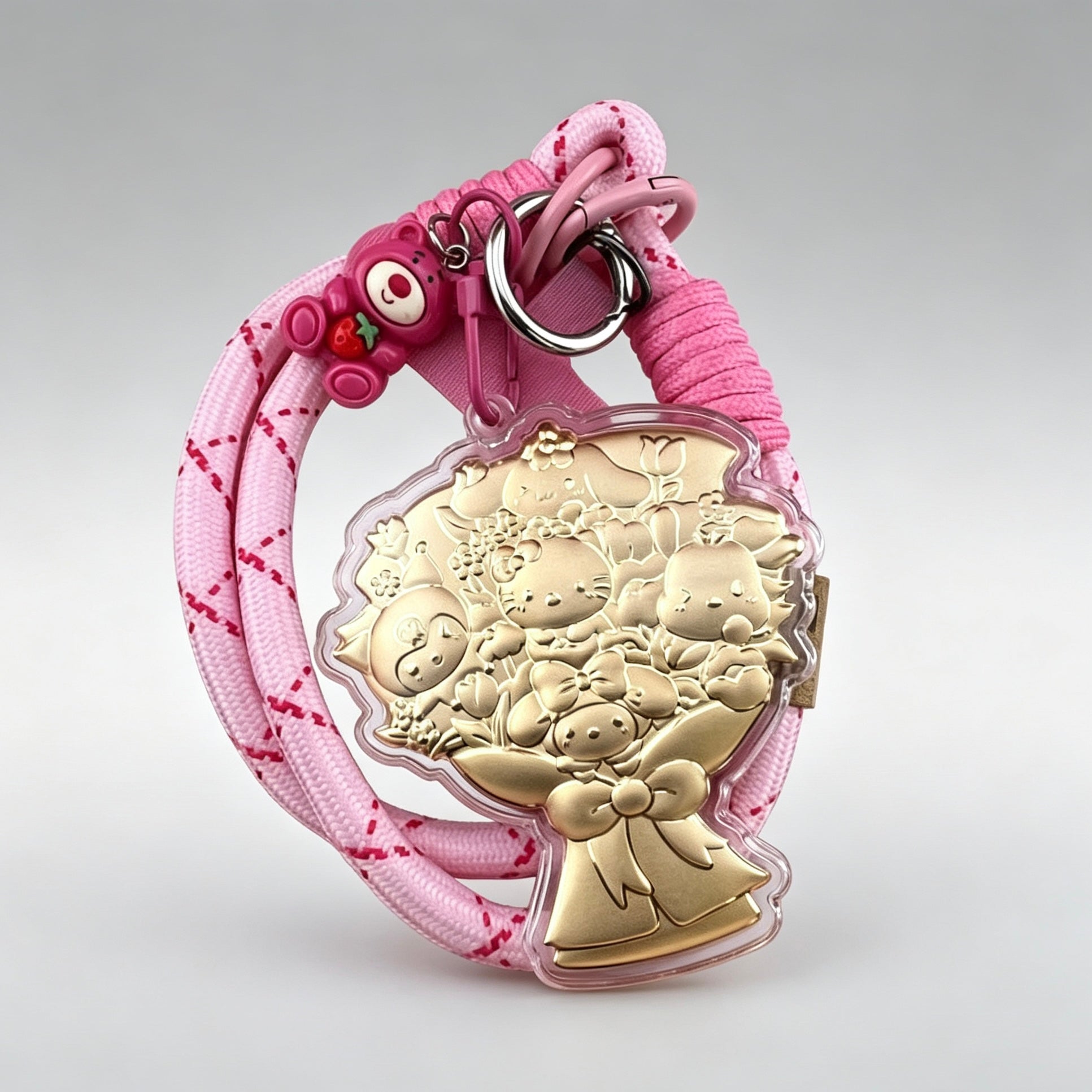 Cartoon Bouquet Keychain – Cute & Stylish Floral Accessory