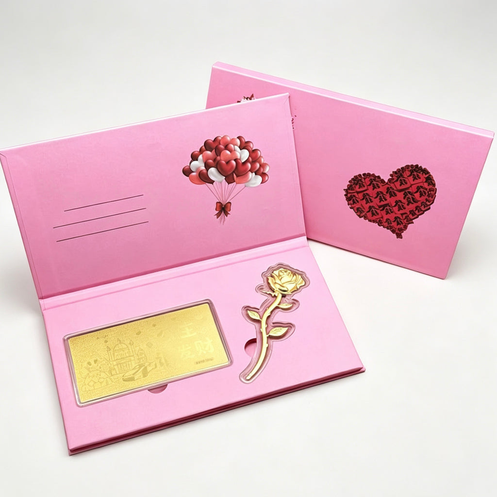 Gold Banknote Gift – Auspicious Wealth & Blessing Card
