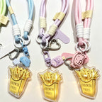Food-Themed Keychain – Cute & Fun Cartoon Accessory