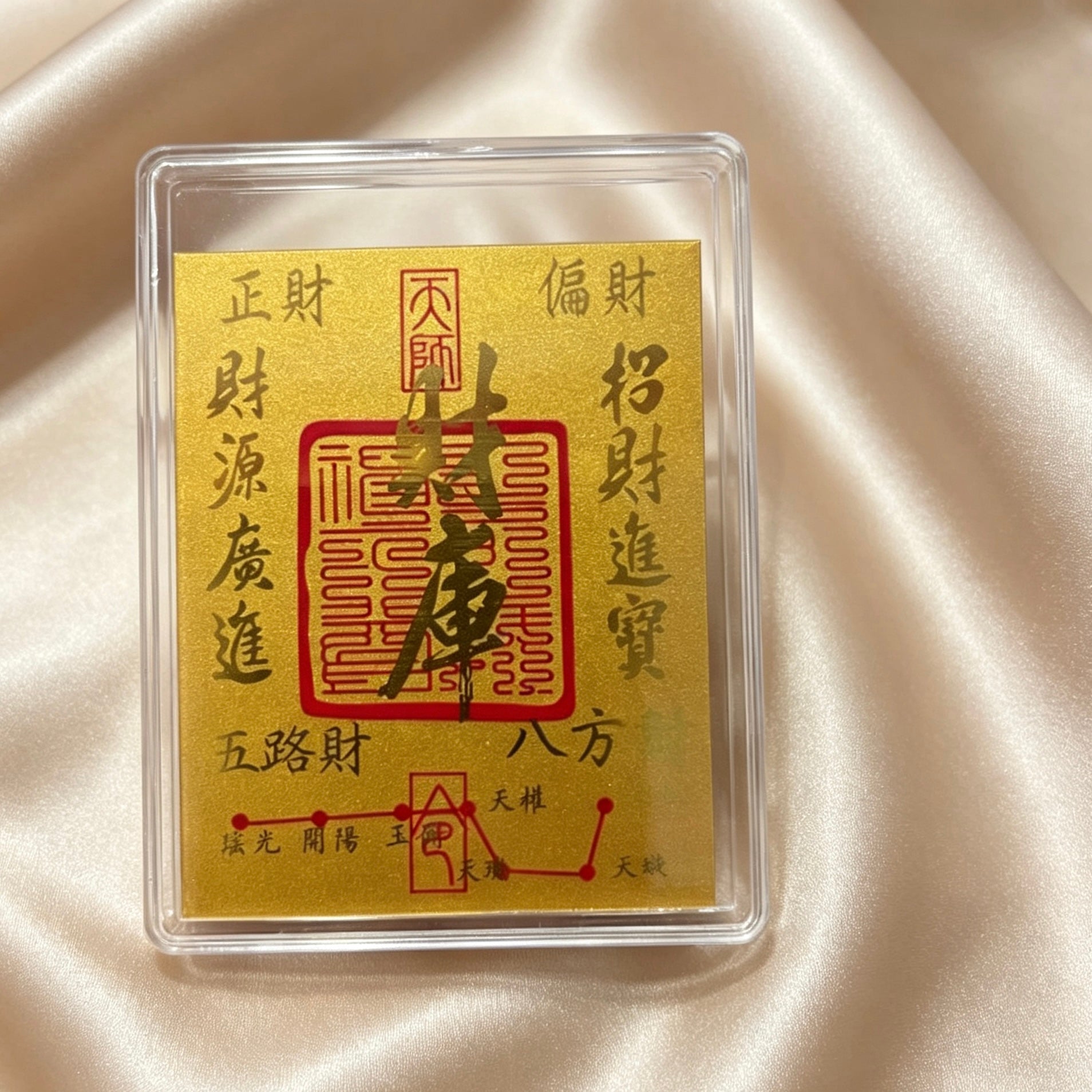 Gold Foil Lucky Banknote Red Packet Prosperity Wealth Gift