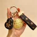 God of Wealth Keychain – Fortune & Prosperity Accessory