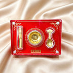 Luxury Medal Ornament Chinese Style Gold Foil Three Treasures Gift Set