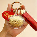 God of Wealth Keychain – Fortune & Prosperity Accessory