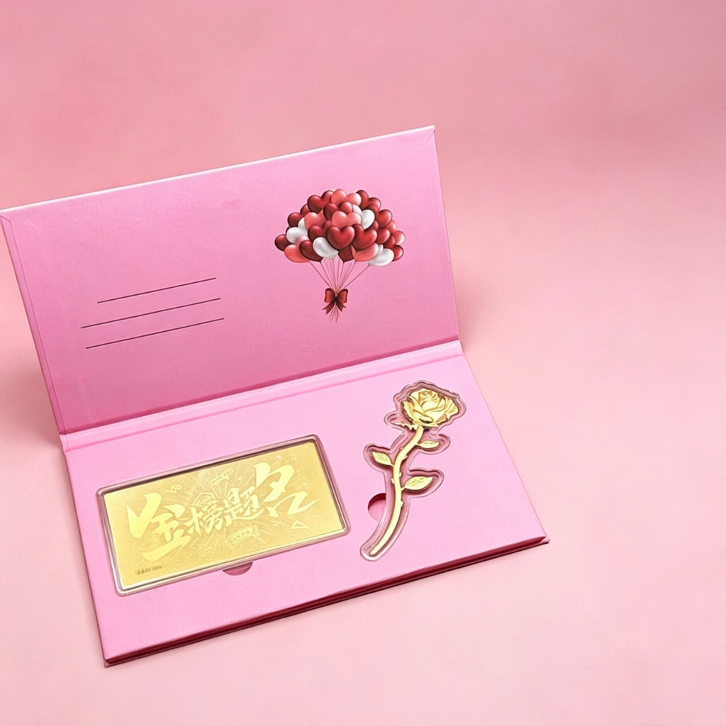 Gold Banknote Gift – Auspicious Wealth & Blessing Card