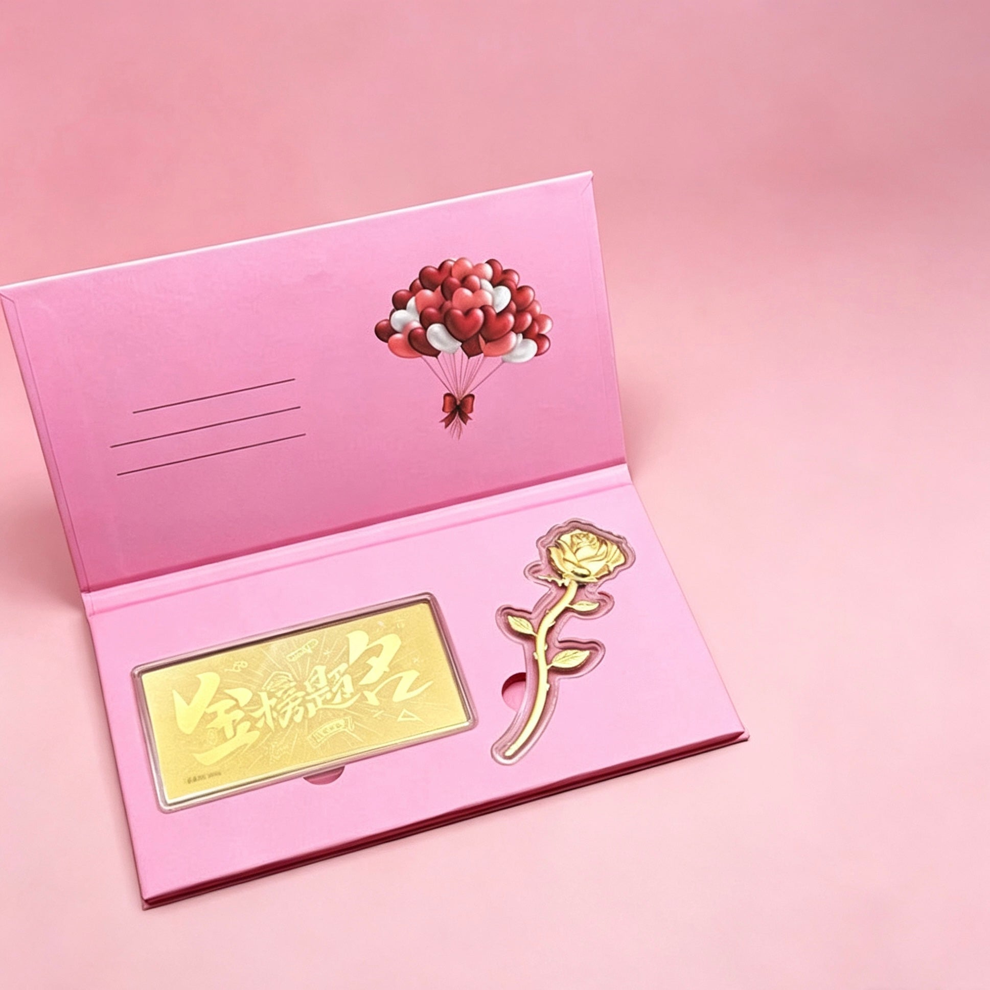 Gold Banknote Gift – Auspicious Wealth & Blessing Card
