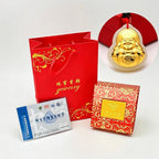 Buddha Gold-Inlaid Necklace – Peace & Prosperity Charm