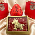 Gold Foil Lucky Wealth Feng Shui Desktop Decoration Display Gift Set