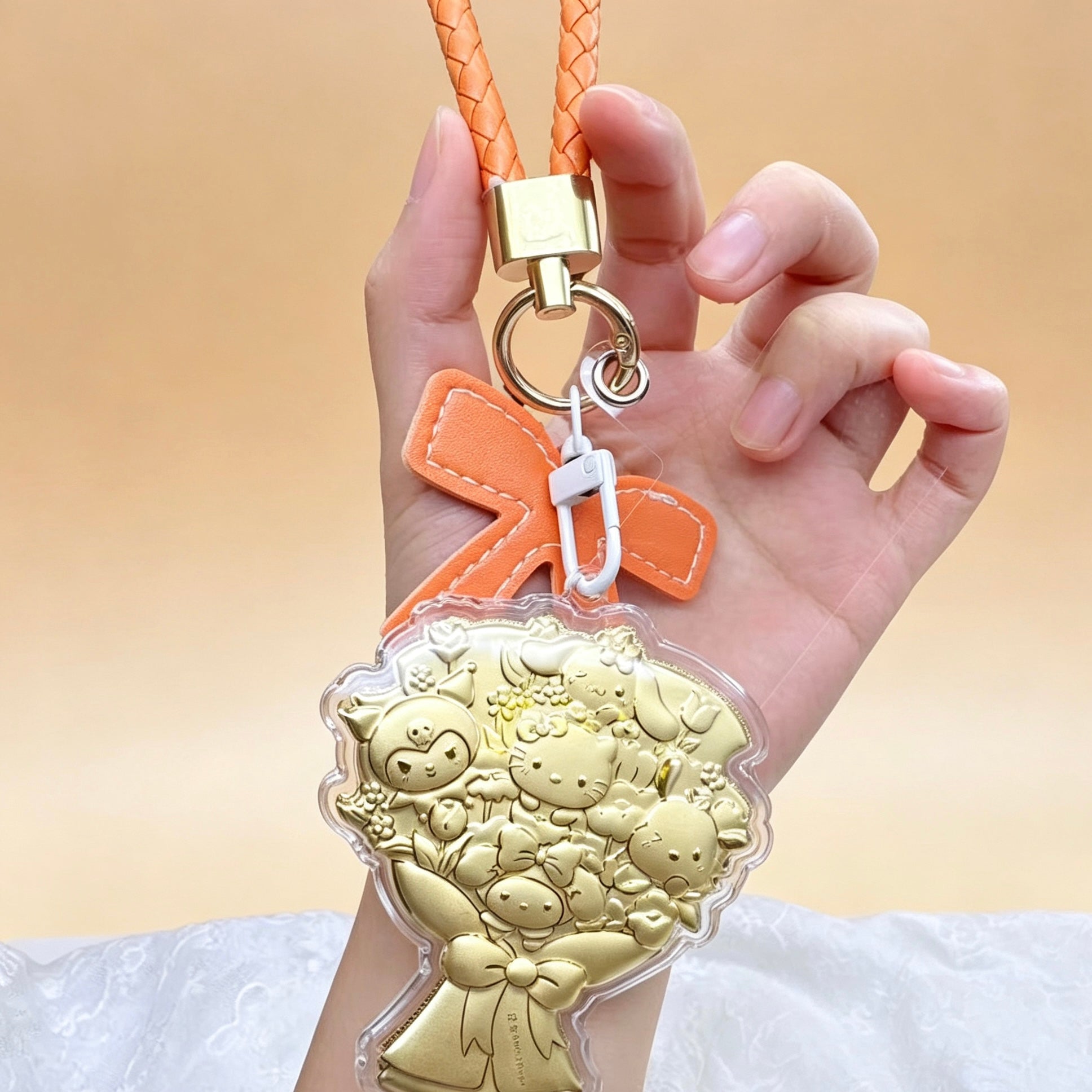 Cartoon Bouquet Keychain – Cute & Stylish Floral Accessory