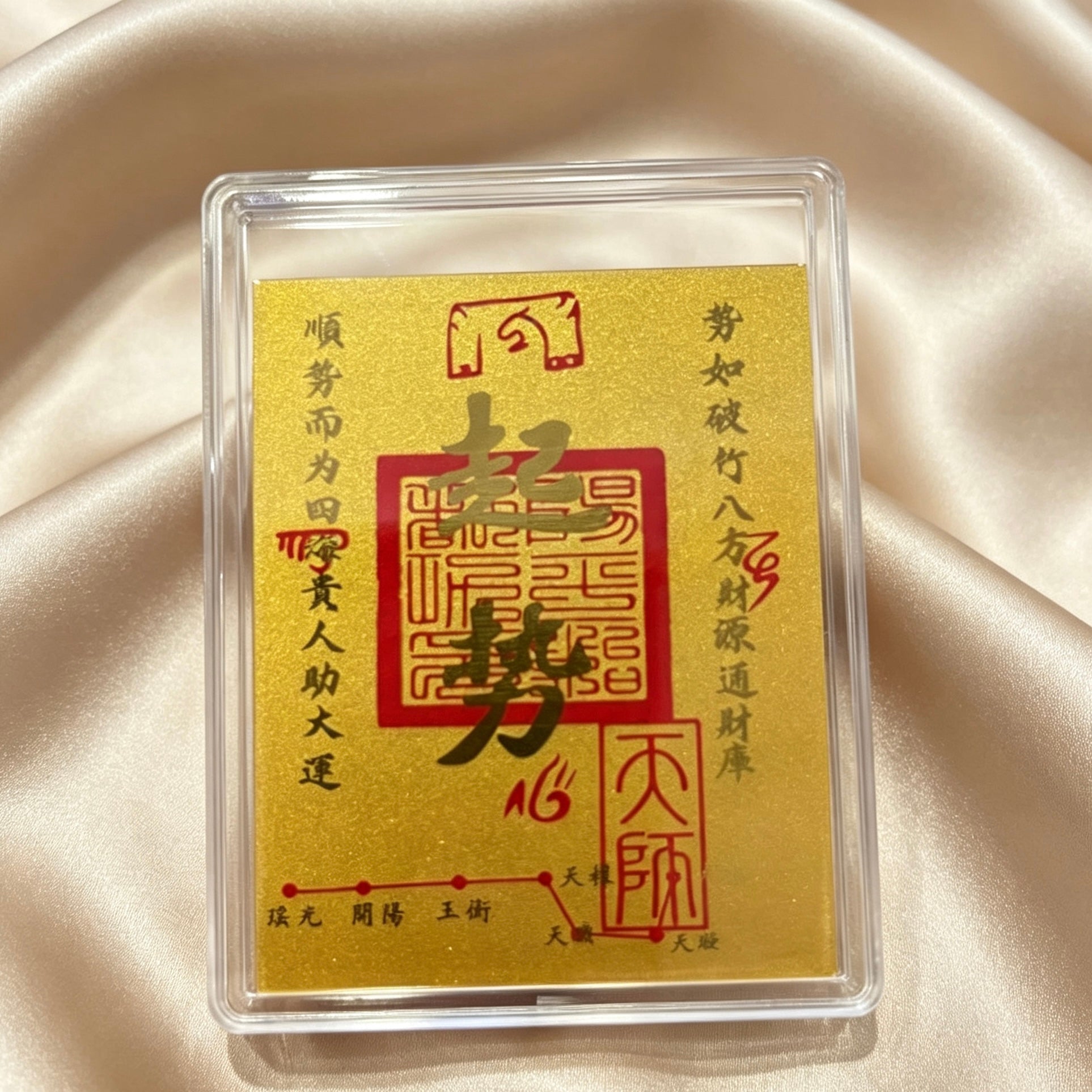 Gold Foil Lucky Banknote Red Packet Prosperity Wealth Gift