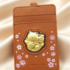 Gold Foil Lucky Cute Cat Hanging Ornament Gift
