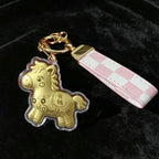 God of Wealth Horse Keychain – Fortune & Success Charm