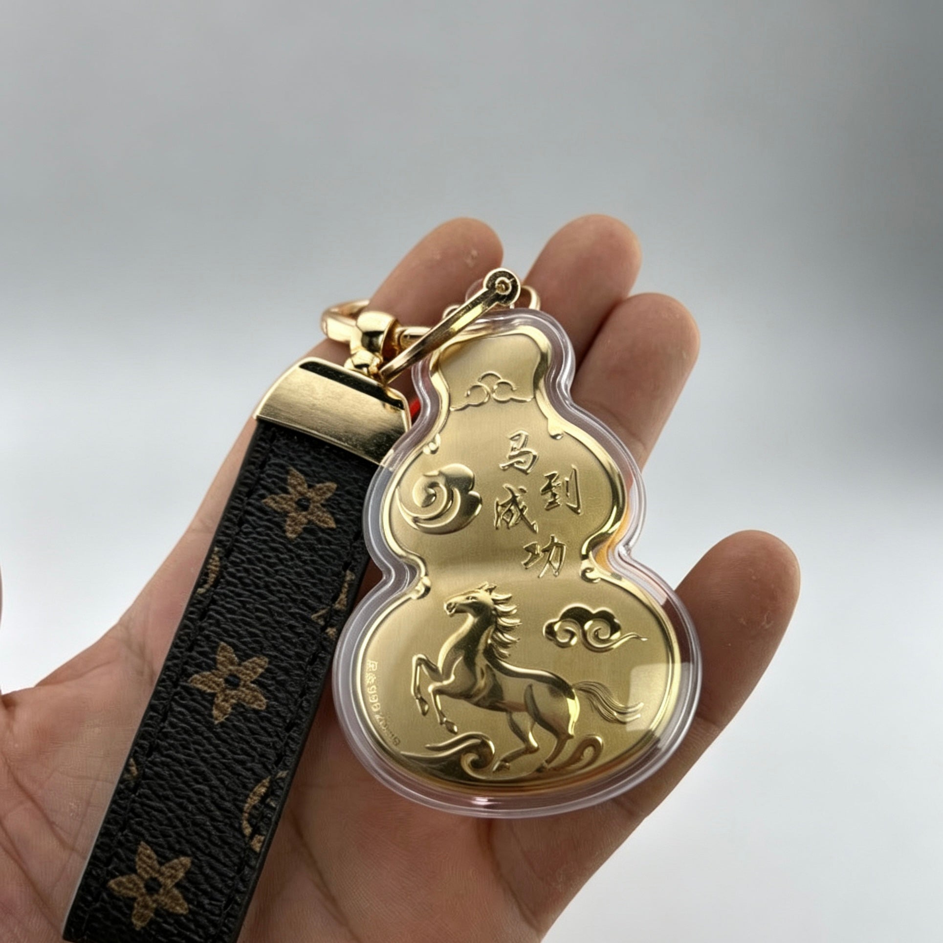 Gourd Keychain Pendant – Lucky Blessing & Prosperity Charm
