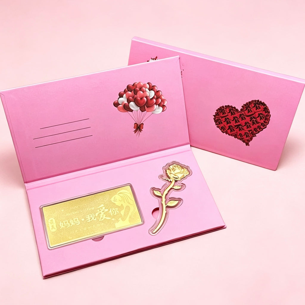 Gold Banknote Gift – Auspicious Wealth & Blessing Card