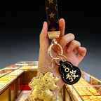God of Wealth Horse Keychain – Fortune & Success Charm