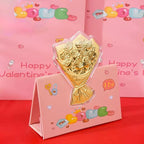Romantic Love Gift Set – Elegant Gold Rose & Love Ornament