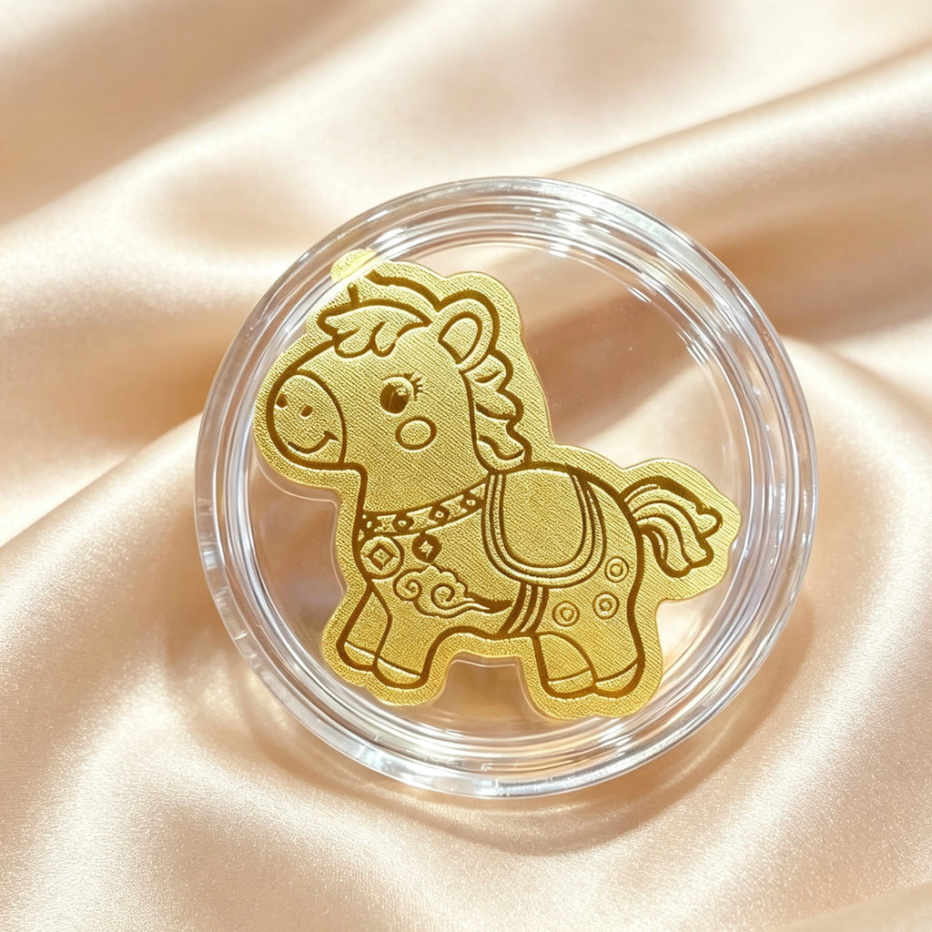 Pure Gold 999 Phone Sticker & Charm – Auspicious Feng Shui Mobile Decor