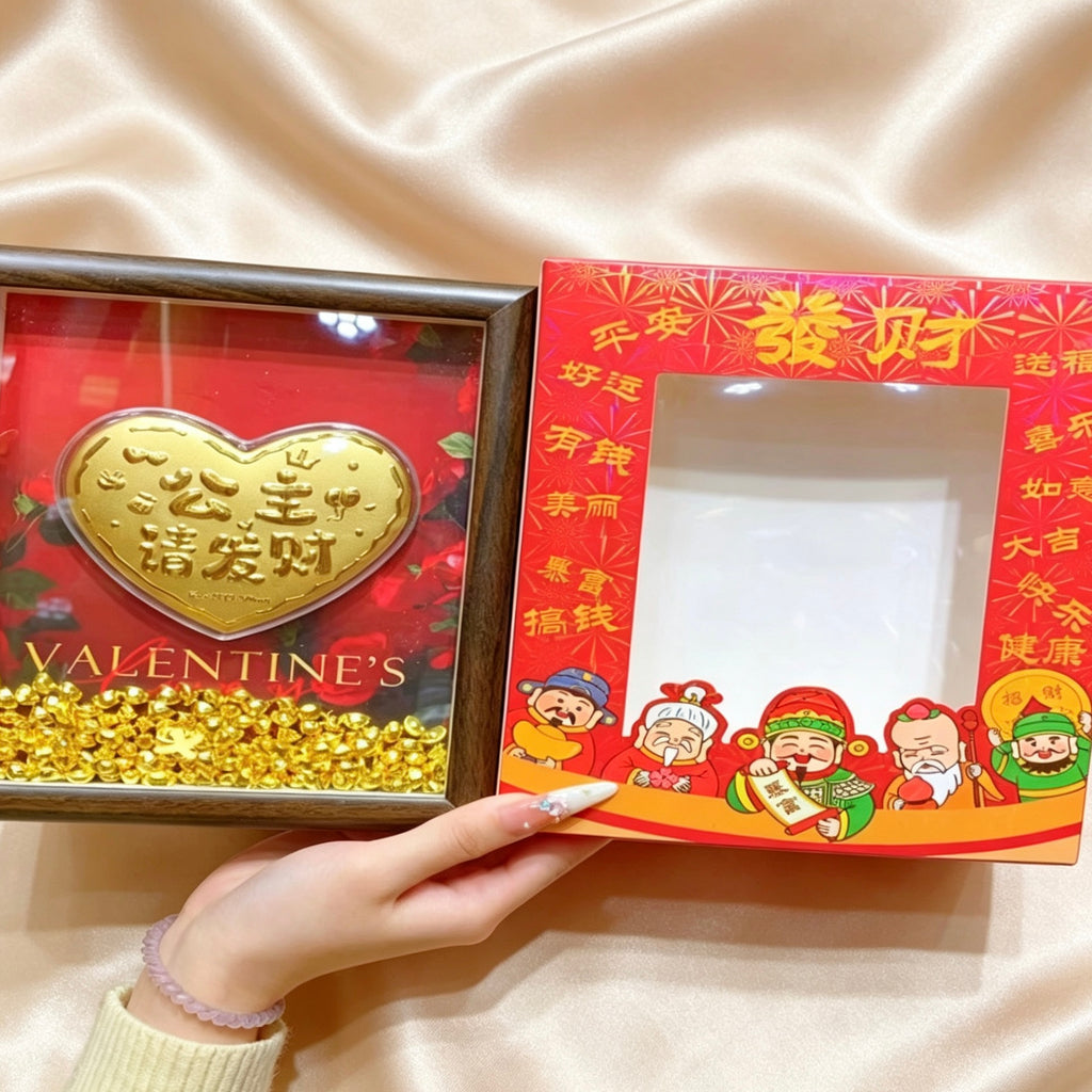 Pure Gold Love Ornament – Romantic Valentine’s Day Decor