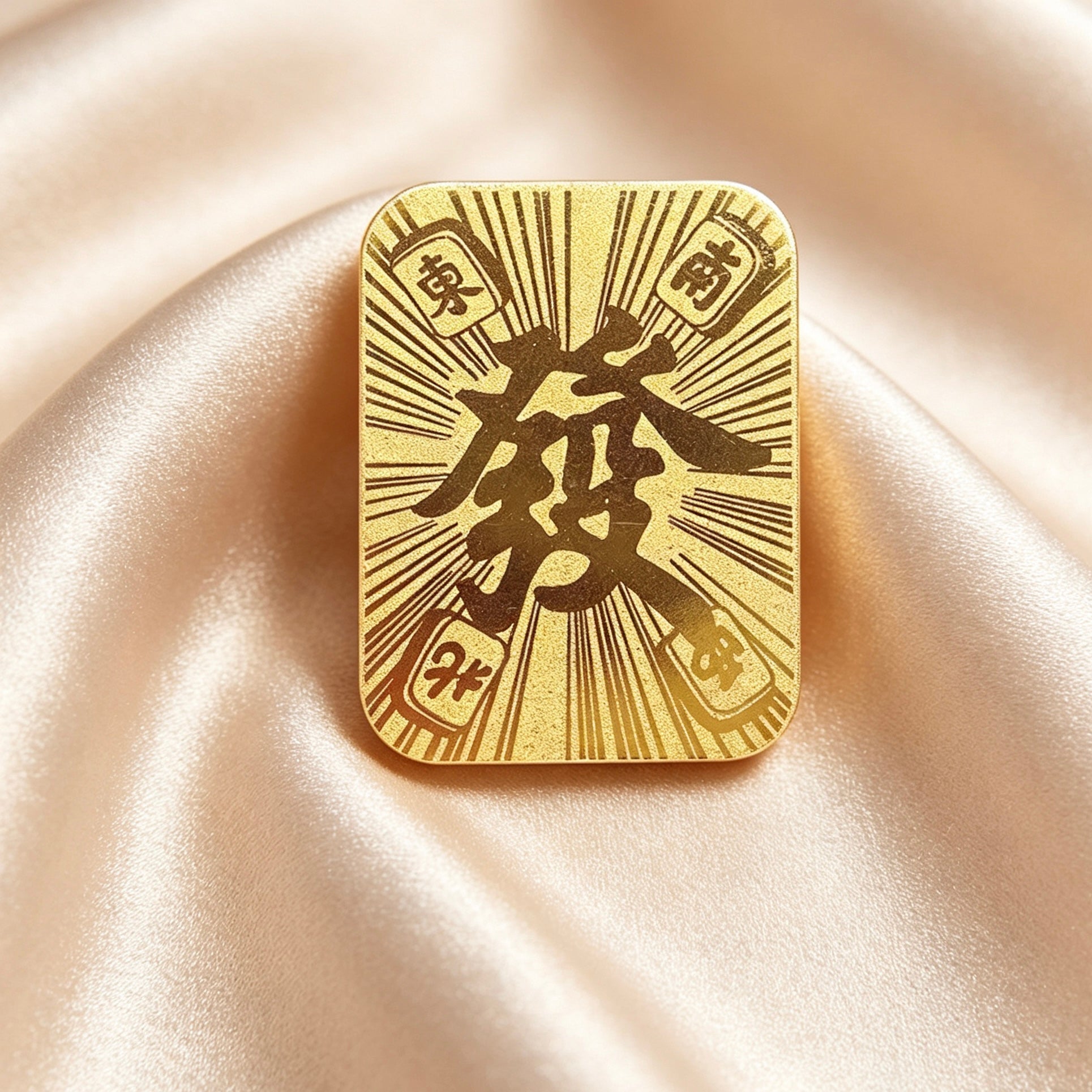 Pure Gold 999 Phone Sticker & Charm – Auspicious Feng Shui Mobile Decor