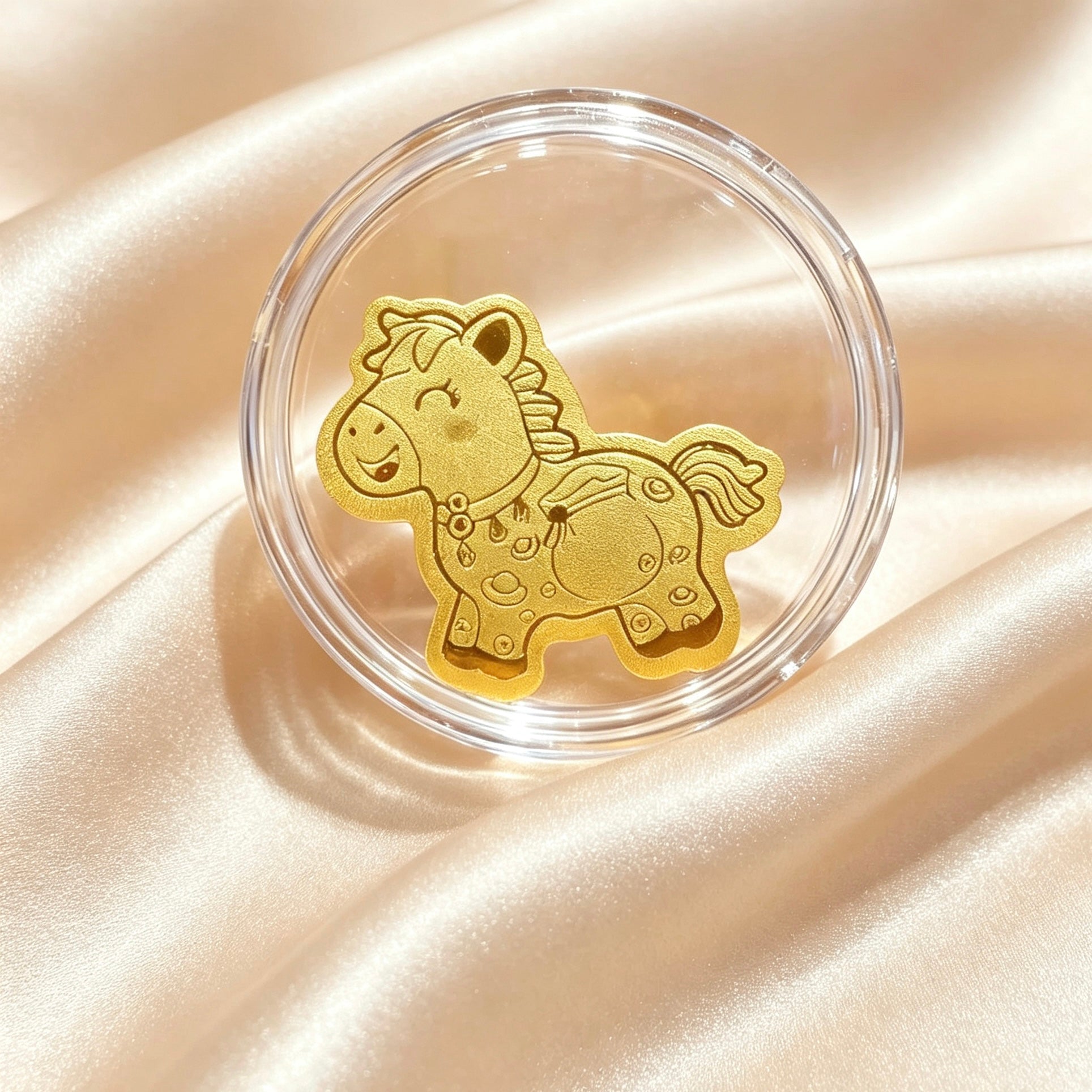 Pure Gold 999 Phone Sticker & Charm – Auspicious Feng Shui Mobile Decor
