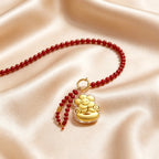 Pure Gold “Money to Spend” Keychain – Auspicious Feng Shui Lucky Charm