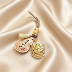 Gold List Success Keychain – Lucky Exam Blessing Charm