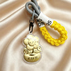 Pure Gold “Money to Spend” Keychain – Auspicious Feng Shui Lucky Charm